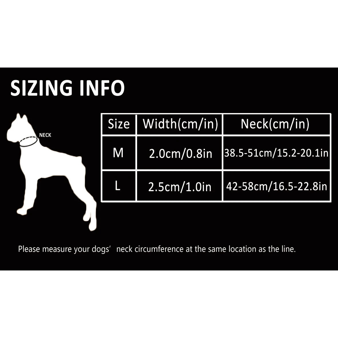 Truelove Dog Collar P-Chain Outdoor Nylon High Quality Stainless Steel Chain Adjustable Reflective for Large Dog TrainingTLC5372