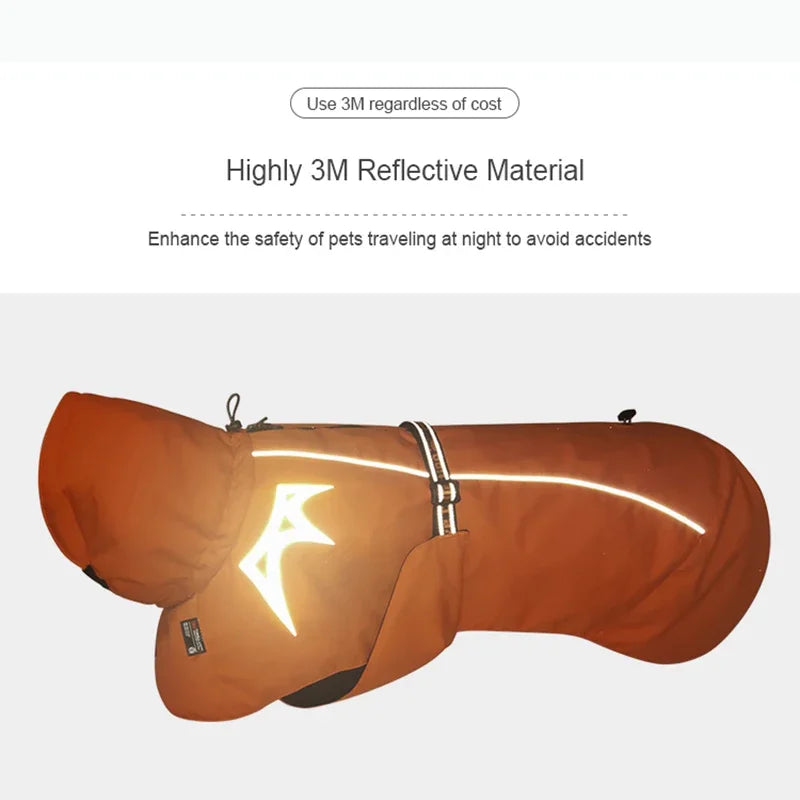 Abrigo de Invierno Impermeable para Perro, Reflectante y a Prueba de Viento - TLG2372