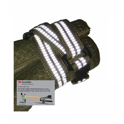 Zapatos para Perros Medianos y Grandes: Impermeables y Antideslizantes en Color ArmyGreen para el Invierno y la Nieve - Modelo YS1891