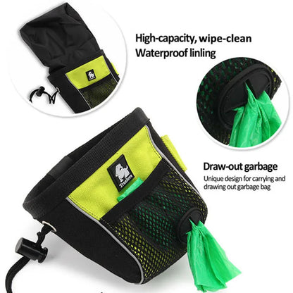 Bolsa de Viaje Portátil Reflectante, Clip y Dispensador de Bolsas - Ideal para Entrenamiento de Mascotas