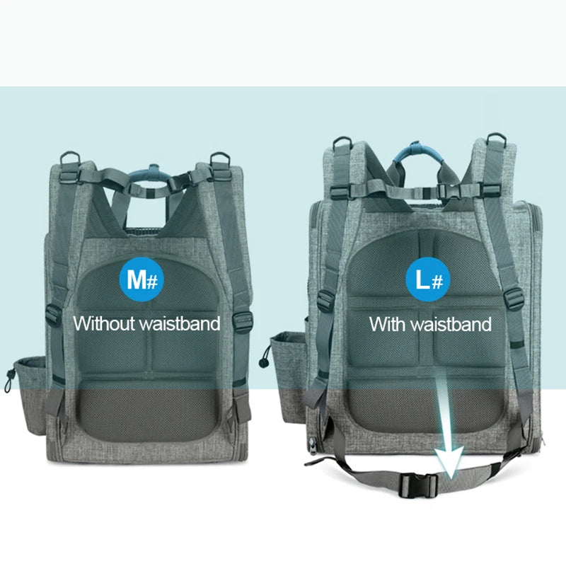 Mochila de Transporte para Mascotas Transpirable de Nailon y Poliéster - Calidad Premium para Uso en Exteriores - Ideal para Perros y Gatos - Modelo TLX2171