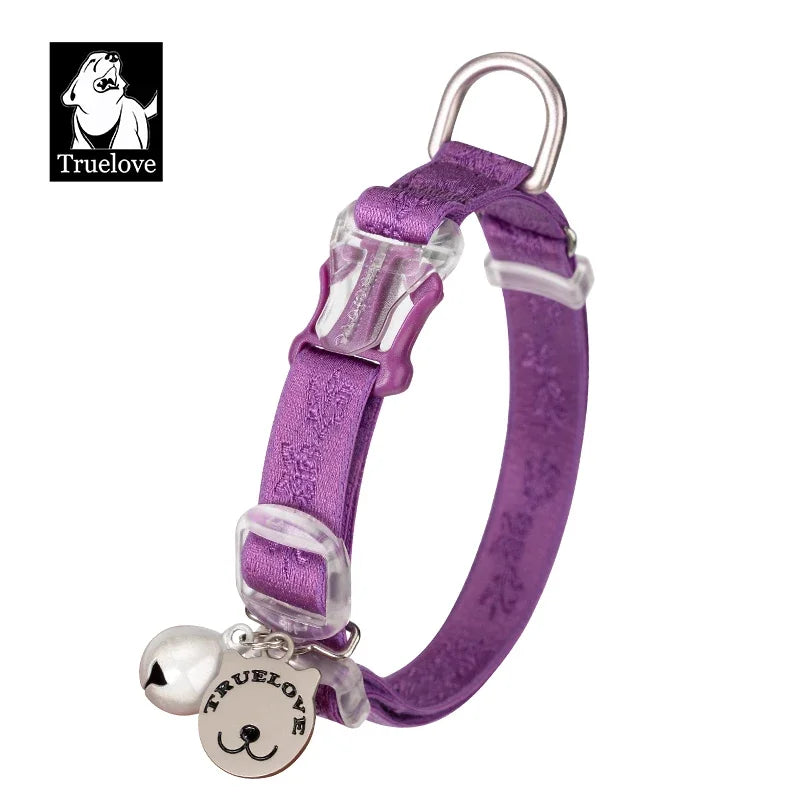 Truelove Cat Collar Elastic Strap Easy Control Soft Material Lightweight Fashional Small Dog Collar Cat Product Collar TLC5313