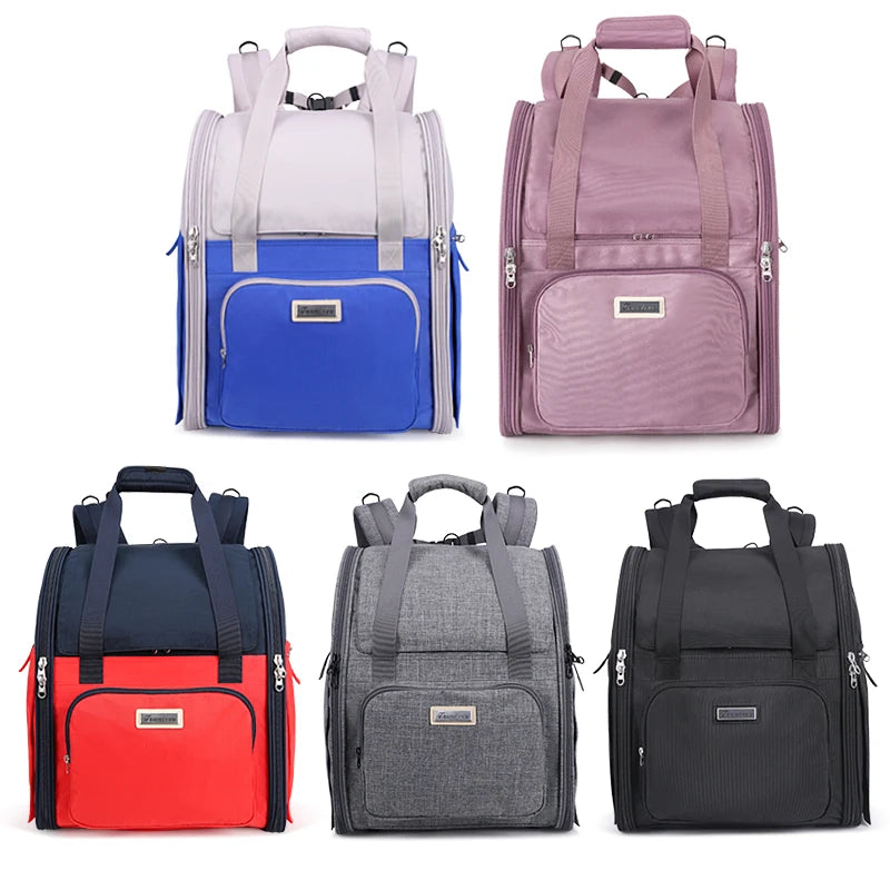 Mochila Multifuncional para Mascotas - Estilo de Viaje de Lujo para Gatos y Perros, Portátil y Plegable - Modelo TLX1971