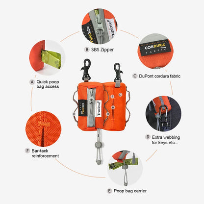 Porta Bolsas de Desechos - Compatible con Todas las Correas - TLB2012