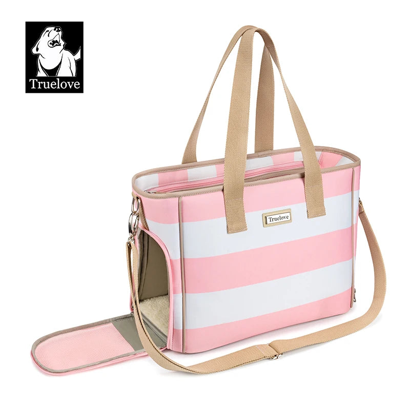 Transportín para Animales Pequeños con Colchón de Felpa Extraíble - Espaciosa y Transpirable con Malla - Modelo TLX5172