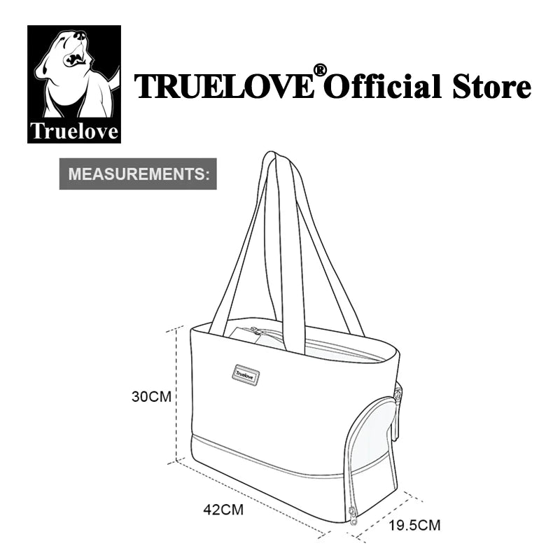 Bolso de Viaje de Mano de Tejido de Lana KAM - Ideal para Gatos, Perros y Otros Animales de Compañía - Modelo TLX5171