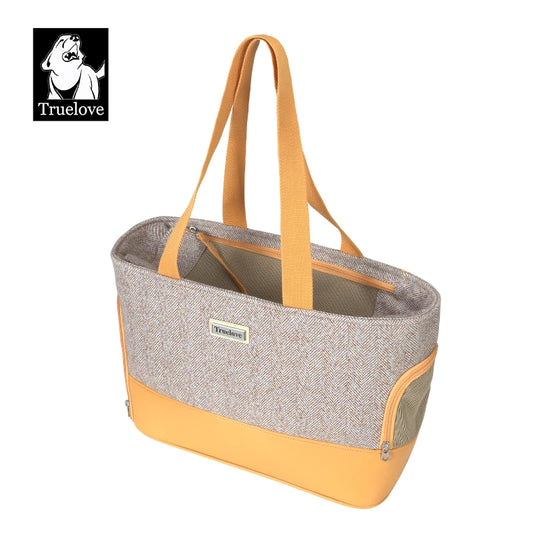 Bolso de Viaje de Mano de Tejido de Lana KAM - Ideal para Gatos, Perros y Otros Animales de Compañía - Modelo TLX5171