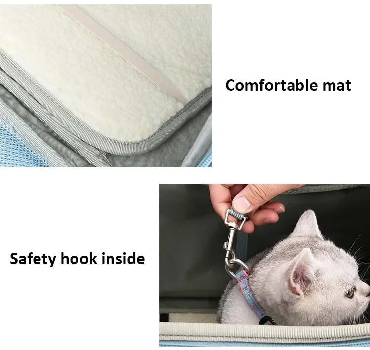 Bolso de Poliéster para Mascotas - Resistente al Agua, Alta Calidad y Ecológica - Para Cachorros, Gatos y Perros TLX2971