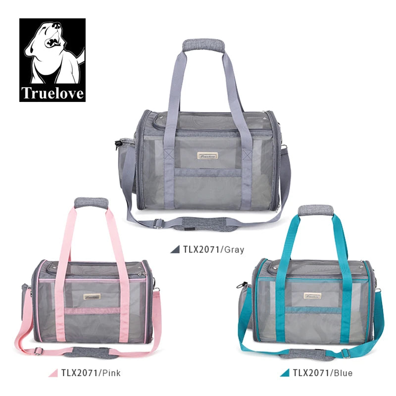 Bolso de Hombro de Poliéster para Mascotas - Transporte Portátil y Transpirable - Ideal para Cachorros y Gatos - Modelo TLX2071